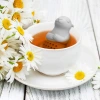 Creativo lindo conejo infusor de té de silicona animal dibujos animados infusor de té de silicona filtro de té de escape de té compartidor de té Specification image
